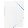 (2033K40) CARCHIVO CARPETA 3 SOLAPAS FOLIO C/GOMAS PP OPACO BLANCO