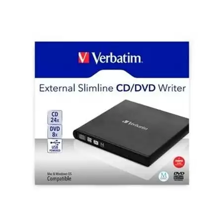 (53504) VERBATIM GRABADORA Y LECTOR EXTERNO DE CD/DVD SLIMLINE