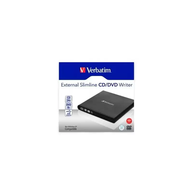 (98938) VERBATIM GRABADORA Y LECTOR EXTERNO DE CD/DVD SLIMLINE