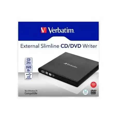 (98938) VERBATIM GRABADORA Y LECTOR EXTERNO DE CD/DVD SLIMLINE