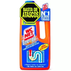 (6309346) WCNET GEL LIMPIADOR DESATASCADOR DE TUBERÍAS ENERGY BOTELLA 1L