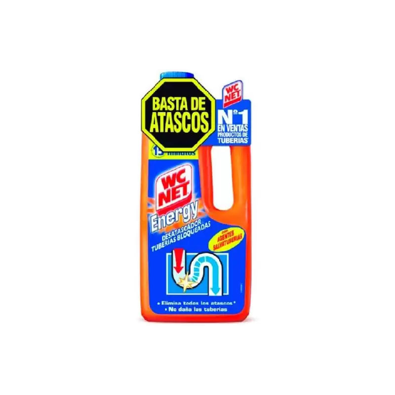 (6309346) WCNET GEL LIMPIADOR DESATASCADOR DE TUBERÍAS ENERGY BOTELLA 1L