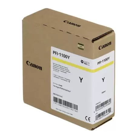 (0853C001AA) CANON TINTA AMARILLO IPF PRO 2000/4000/4000S/6000S - PFI 1100Y