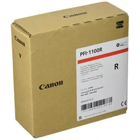 (0858C001AA) CANON TINTA ROJO IPF PRO 2000/4000/4000S/6000S - PFI 1100R