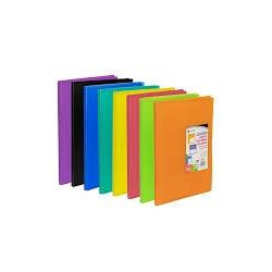 (50311006) CARCHIVO CARPETA CARCHIPLÁS-BOOK DE POLIPROPILENO TRASLÚCIDOS CON 10 FUNDAS SOLDADAS FOLIO NEGRO