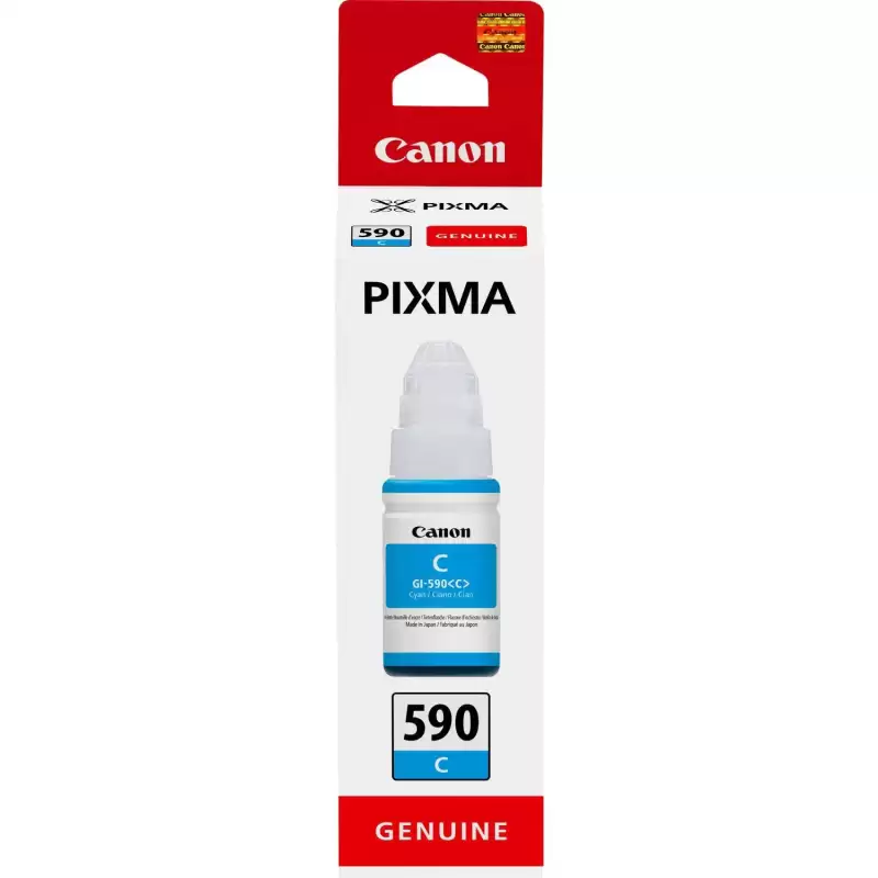 (1604C001) CANON BOTE DE TINTA CIAN PIXMA G 1500/1501/1510/2500/2501/2510/3500/3501/4410/4500/4511 - GI 590C