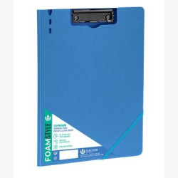 (63040109) CARCHIVO CARPETA CON PINZA FOAM STYLE A4 C/GOMA AZUL