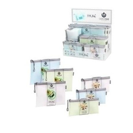 (45014099) CARCHIVO BOLSA MULTIUSOS CREMALLERA EVA SURTIDO TAMAÑO A6 COLORES SURTIDOS