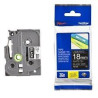 (TZE345) BROTHER CINTA ROTULADORA LAMINADA TEXTO BLANCO SOBRE NEGRO - 18MMX8M