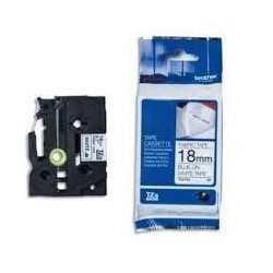 (TZEFA4) BROTHER CINTA ROTULADORA ESPECIAL TEXTO AZUL SOBRE BLANCO - 18MMX3M