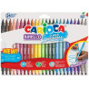 (42758) CARIOCA ROTULADOR BIRELLO DOBLE PUNTA FINA/MEDIA COLORES SURTIDOS ESTUCHE 24 UD