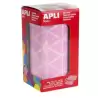 (11494) APLI GOMETS TRIANGULARES 20MM ROLLO ROSA -ROLLO 2832 UNIDADES-