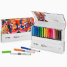 (45208) CARIOCA PLUS ROTULADORES PRISMA COLORES SURTIDOS CAJA RÍGIDA 30 UD