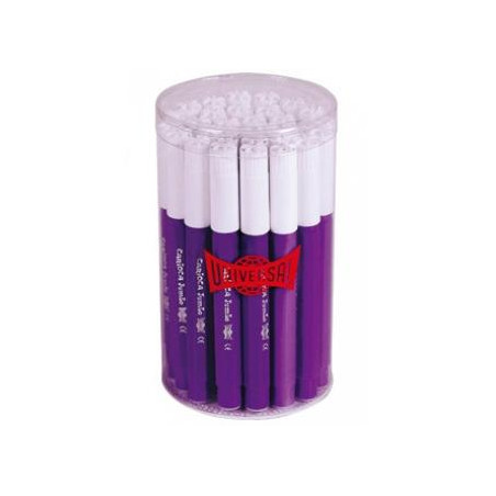 (43380/26) CARIOCA ROTULADOR JUMBO PUNTA GRUESA LILA BOTE 30 UD