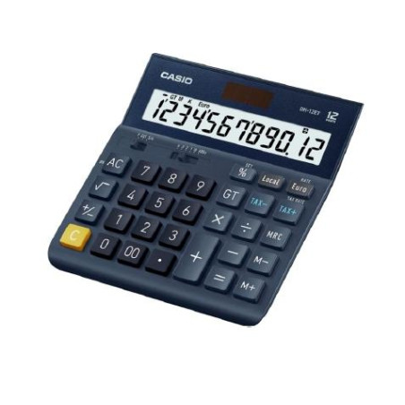 (DH-12ET) CASIO CALCULADORA DE OFICINA SOBREMESA DH-12ET 12 DÍGITOS AZUL