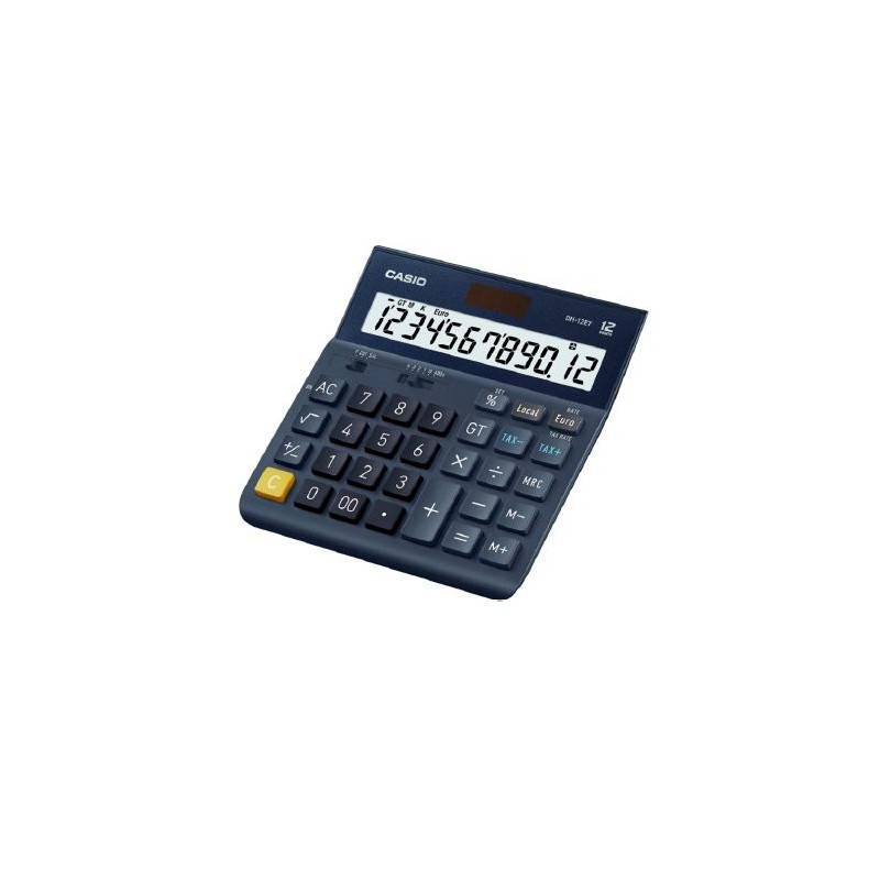 (DH-12ET) CASIO CALCULADORA DE OFICINA SOBREMESA DH-12ET 12 DÍGITOS AZUL