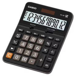 (DX-12B) CASIO CALCULADORA DE OFICINA SOBREMESA DX-12B 12 DÍGITOS NEGRO