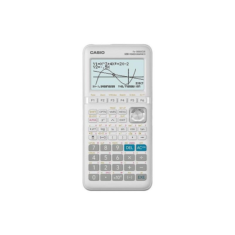 (FX-9860GIII) CASIO CALCULADORA GRÁFICA GRIS 8 LINEAS Y 21 DÍGITOS FX-9860GIII