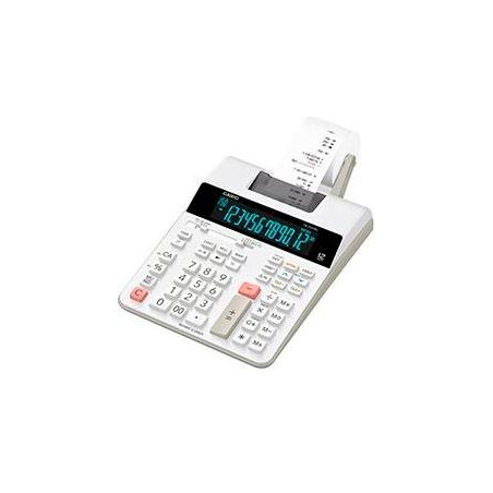 (FR-2650RC) CASIO CALCULADORA CON IMPRESORA FR-2650RC 12 DÍGITOS BLANCO