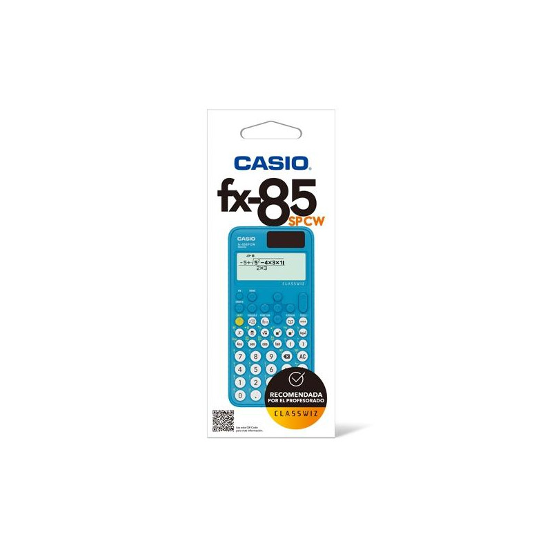 (FX-85SPCW) CASIO CALCULADORA CIENTIFICA AZUL FX-85SPCW 300+ FUNCIONES