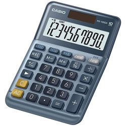 (MS-100EM) CASIO CALCULADORA DE OFICINA SOBREMESA AZUL MS-100EM
