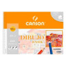 (C200400695) CANSON BLOC DIBUJO BASIK ESPIRAL 20H A4+ 150GR MICROPERFORADO PACK 10 UD BLANCO NATURAL