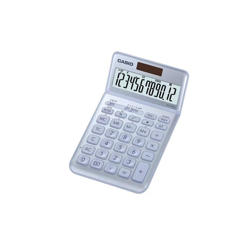 (JW-200SC-BU) CASIO CALCULADORA DE OFICINA SOBREMESA 12 DÍGITOS AZUL