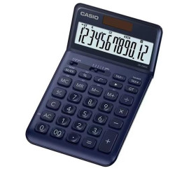 (JW-200SC-NY) CASIO CALCULADORA DE OFICINA SOBREMESA 12 DÍGITOS AZUL MARINO
