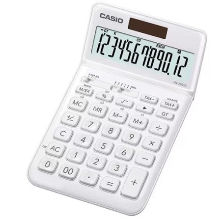 (JW-200SC-WE) CASIO CALCULADORA DE OFICINA SOBREMESA 12 DÍGITOS BLANCO