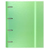 (12257421) CARCHIVO CARPETA ANILLAS 4X35MM CARPEBLOCK METAL C/RECAMBIO 100H A4 90GR 1 BANDA COLOR CARTÓN PLASTIFICADO VERDE
