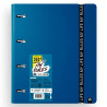(12477476) CARCHIVO CARPEBLOCK 360 MY RULES CON RECAMBIO 100H A4 5X5 90GR 4 SEPARADORES PP FOAM DEEP BLUE