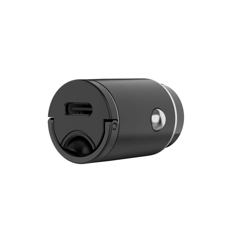 (CCMINIUSBCBK) CELLY CARGADOR DE MINI COCHE USB-C 30W NEGRO