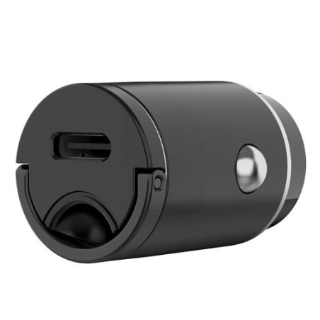 (CCMINIUSBCBK) CELLY CARGADOR DE MINI COCHE USB-C 30W NEGRO