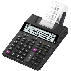 (HR-150RCE) CASIO CALCULADORA DE OFICINA CON IMPRESORA HR-150RCE 12 DÍGITOS NEGRO