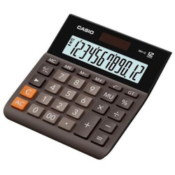 (MH-12B) CASIO CALCULADORA DE OFICINA SOBREMESA 12 DÍGITOS NEGRO MH-12B