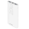 (PBPD20000EVOWH) CELLY CARGADOR POWER BANK 20K MAH 2USB - 1USB-C BLANCO