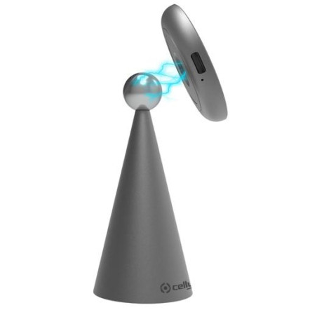 (MAGSTANDCHARGE) CELLY SOPORTE CARGADOR INALÁMBRICO COMPATIBLE  MAGSAFE 15W NEGRO