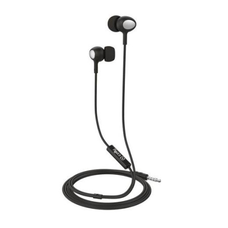 (UP500BK) CELLY AURICULAR JACK 3.5 STEREO CON MICROFONO NEGRO