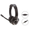 (POLONA02B) CONCEPTRONIC AURICULARES JACK 3.5 MM MICROFONO FLEXIBLE CONTROL VOLUMEN NEGRO