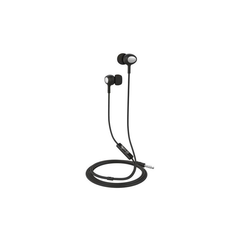 (UP500BK) CELLY AURICULAR JACK 3.5 STEREO CON MICROFONO NEGRO