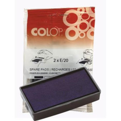 (107161) COLOP ALMOHADILLA E/20 AZUL BLISTER -2U-