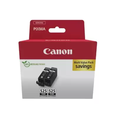 (4529B017) CANON TINTA NEGRO PIXMA IP 4850/4950 - IX 6550 - MG 5150/5250/5350/6150/6250/8150/8250 - MX 885 - PGI 525BK (PAC...