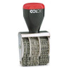 (108681) COLOP SELLO 05000 FECHADOR MANUAL 5MM ESPAÑOL ROJO