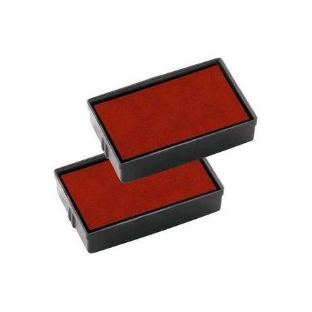 (128504) COLOP ALMOHADILLA E/10 ROJO BLISTER -2U-