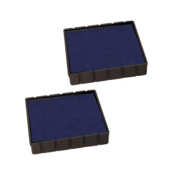 (128834) COLOP ALMOHADILLA E/52 AZUL BLISTER -2U-