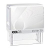 (144607) COLOP PRINTER 30 G7 18X47MM BLANCO/AZUL NO INCLUYE PLACA DE TEXTO PERSONALIZADA