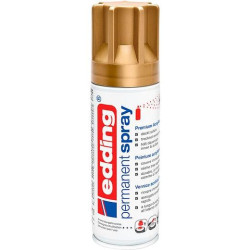 (5200-924) EDDING PINTURA PERMANENTE EN SPRAY BOTE 200ML ORO MATE