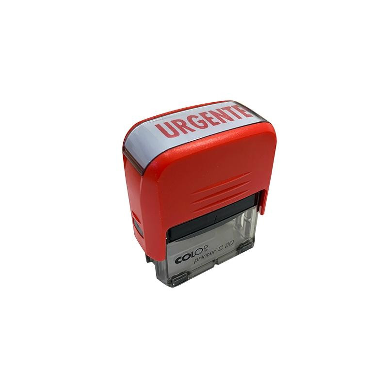 (156283R) COLOP SELLO PRINTER C20 FORMULA " URGENTE " ALMOHADILLA E/20 14X38MM ROJO