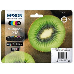 (C13T02E74010) EPSON MULTIPACK 5-COLOURS 202 CLARIA PREMIUM INK