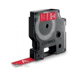 (1978366) DYMO CINTA DE TRANSFERENCIA TERMICA D1 DURABLE. ETIQUETA PERMANTE BLANCO SOBRE ROJO DE 12MMX3M. ROTULADORA LABEL...